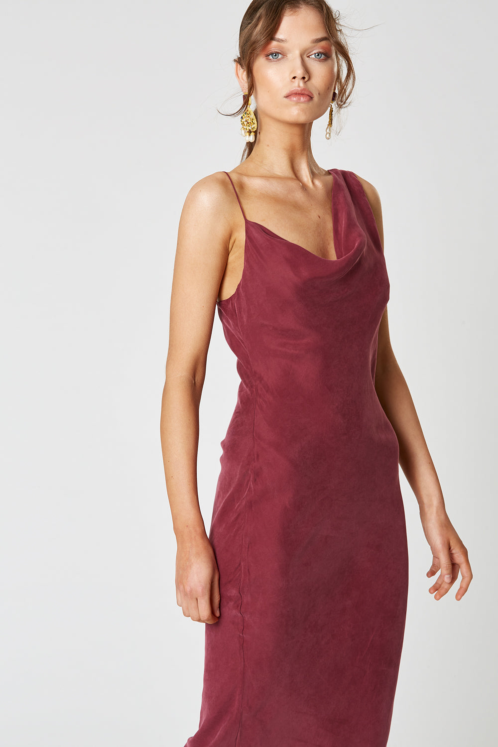 The kat asym midi dress cheap