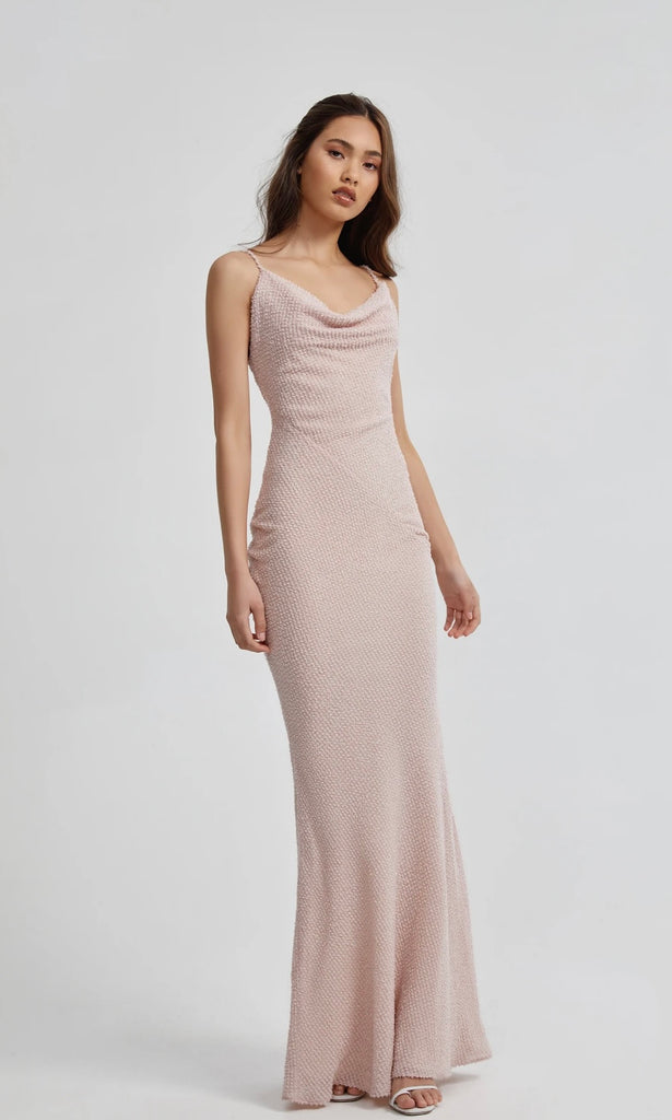 Front of Cleo Maxi Dress, perfect for wedding guest dress